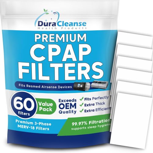 CPAP Filters - MERV 18 Ultra-Filtration - 60-Pack AirSense 10